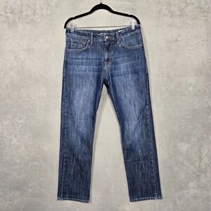 Mavi Jeans Mens 32x32 (33x31) Blue Matt Relaxed‎ Straight